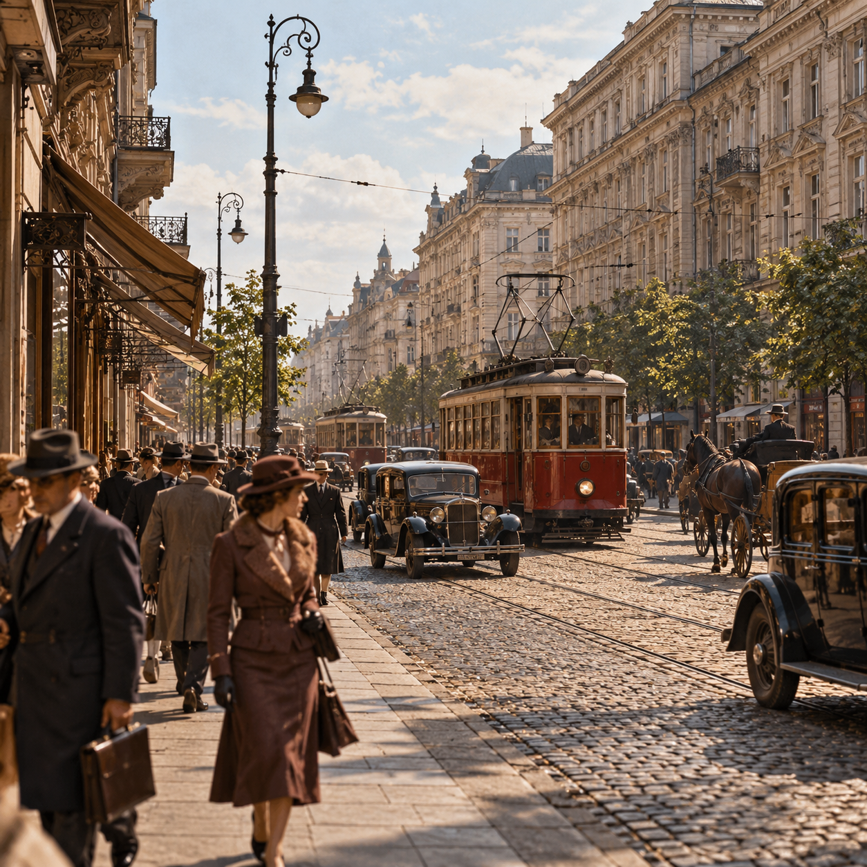 dawna warszawa projekt scenografii