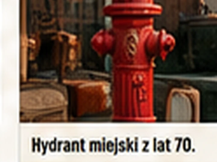 Hydrant uliczny w stylu retro – zdjęcie 2