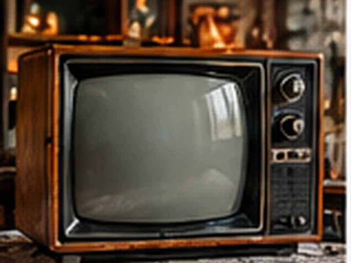 Telewizor kineskopowy w drewnianej obudowie – zdjęcie 2